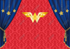 Gatsby Supergirl Birthday Photography Backdrop Gbsx-00345 - Gatsby Backdrop