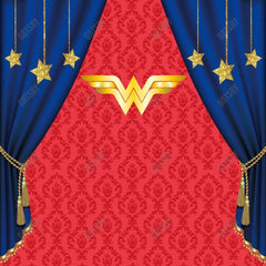 Gatsby Supergirl Birthday Photography Backdrop Gbsx-00345 - Gatsby Backdrop