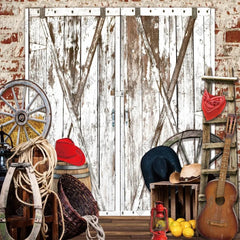 Gatsby Western Barn Door Photography Backdrop Gbsx-00835 - Gatsby Backdrop