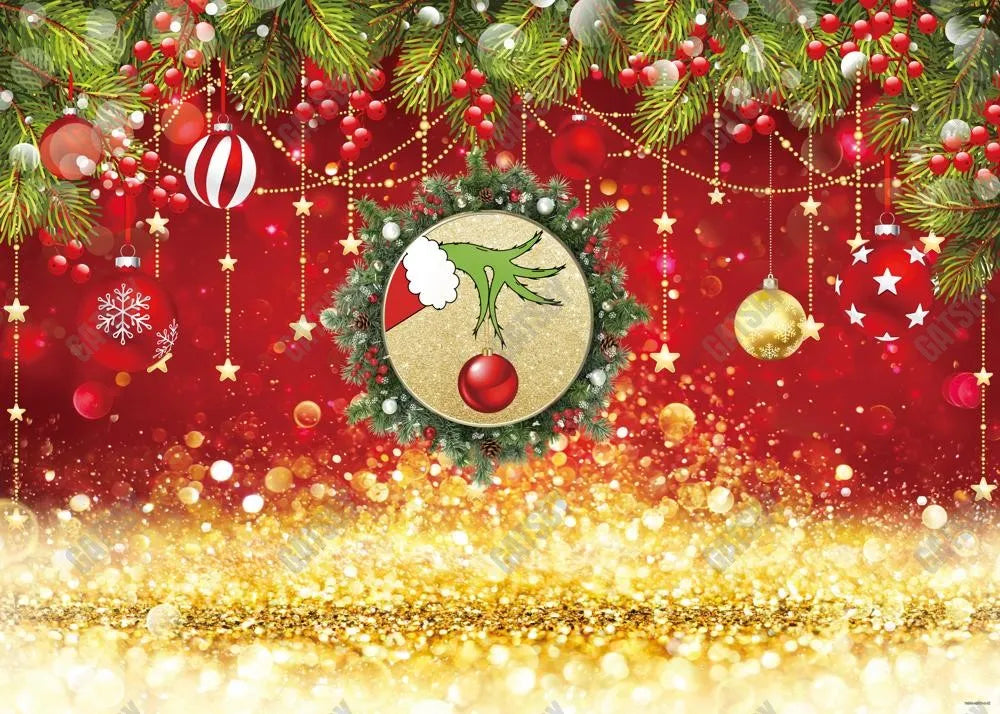 Grinchmas Photography Backdrop - Gatsby Backdrop