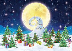 Halloween Before Christmas Winter Backdrop - Gatsby Backdrop