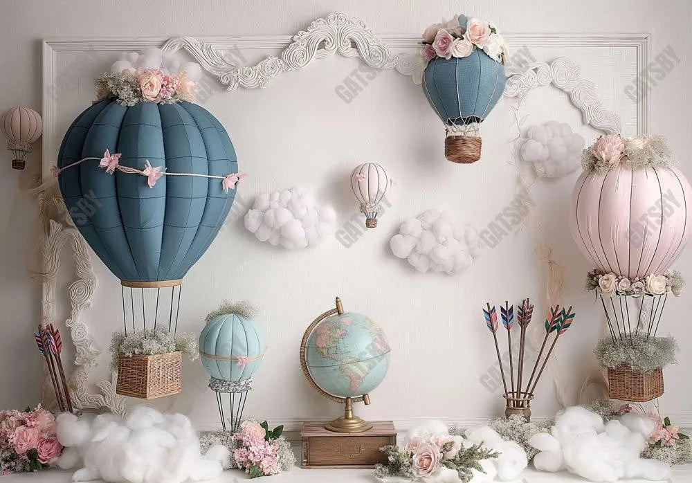 Hot Air Balloon Backdrop - Gatsby Backdrop