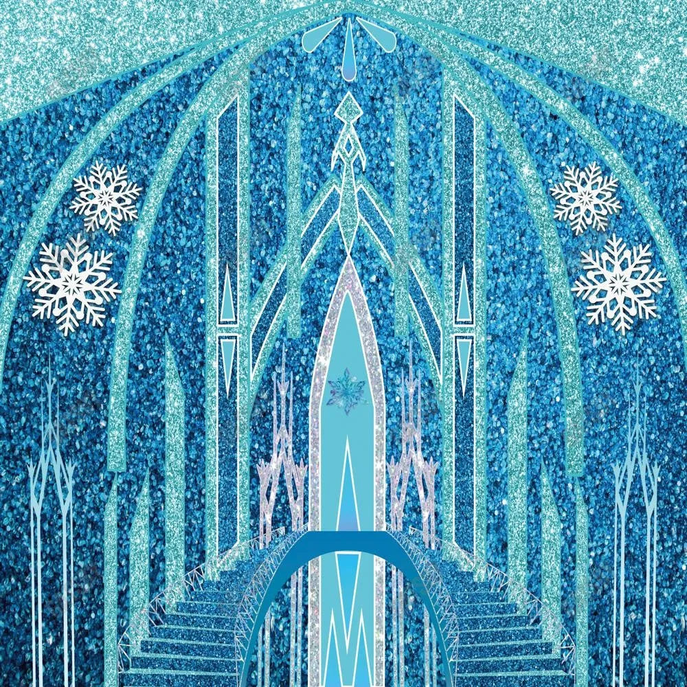 Ice Castle Photography Backdrop GBSX-99794 - Gatsby Backdrop