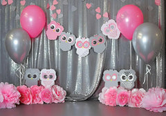 Owls Baby Photography Backdrop Ym8L-B0380 - Gatsby Backdrop