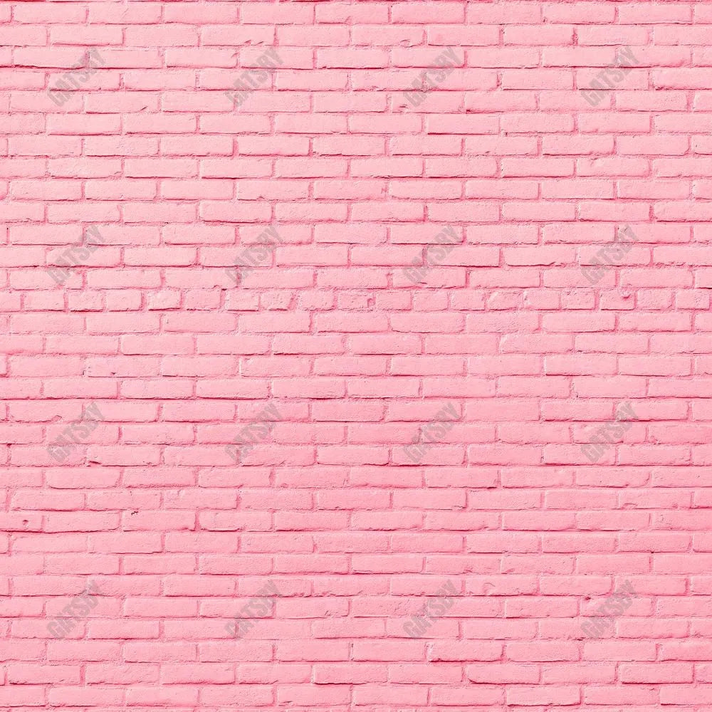 Pink Brick Wall Photography Backdrop GBSX-99850 - Gatsby Backdrop