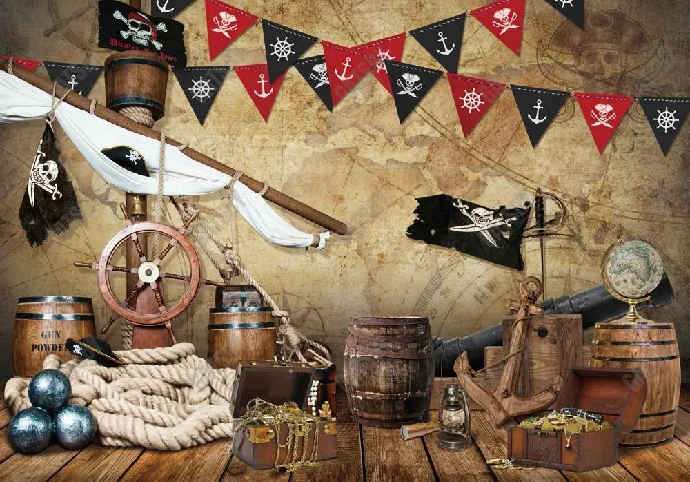 Pirate Party Backdrop - Gatsby Backdrop