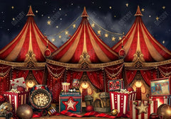 Retro Circus Backdrop - Gatsby Backdrop
