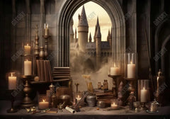 Retro Magic Wizard Window Backdrop - Gatsby Backdrop