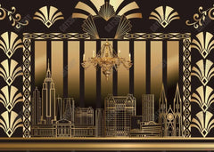 Roaring 20s Great Gatsby Photography Backdrop - Gatsby Backdrop