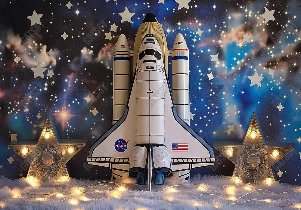 Rocket Star Sky Backdrop - Gatsby Backdrop