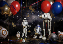 Space Wars Photography Backdrop Ym8T-B0473 - Gatsby Backdrop