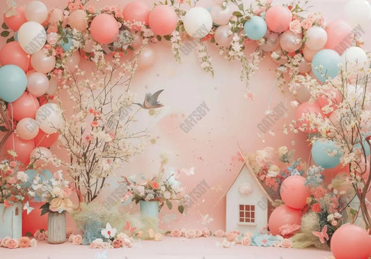 Spring Scenery Bird Backdrop - Gatsby Backdrop