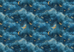 Starlight Sky Moon Stars Backdrop - Gatsby Backdrop