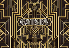 The Great Gatsby Party Backdrop - Gatsby Backdrop