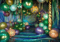 Underwater-Themed Balloon Decor Backdrop - Gatsby Backdrop