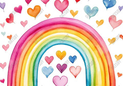 Watercolor Rainbow Photography Backdrop - Gatsby Backdrop