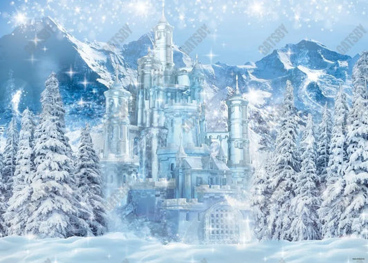 Winter Castle Photography Backdrop - Gatsby Backdrop