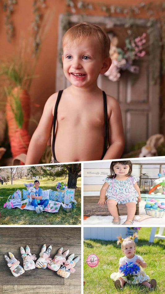 7 affordable memorial easter and spring mini session photography ideas for toddlers in 2024