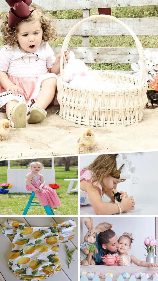 7 awesome easter and spring mini session photo ideas