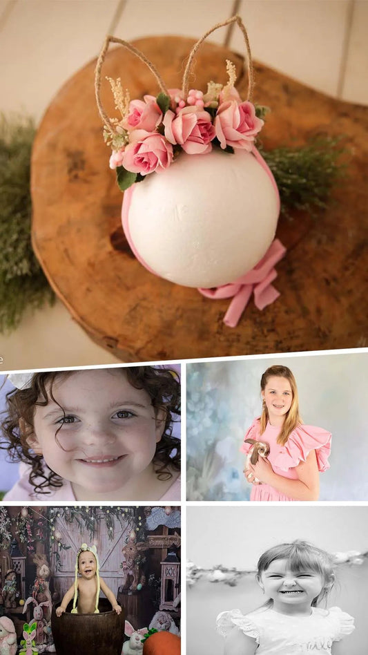 7 awesome easter and spring photo backgrouns for children in 2024