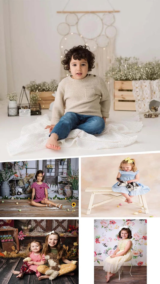 7 memorial easter mini session photography ideas for girls in 2024