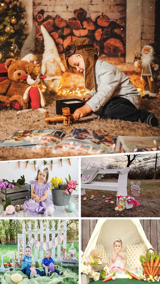 7 unique easter and spring mini sessions