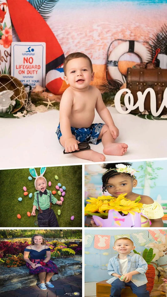 8 affordable welcome easter and spring photoshoot backdrops for family in 2024