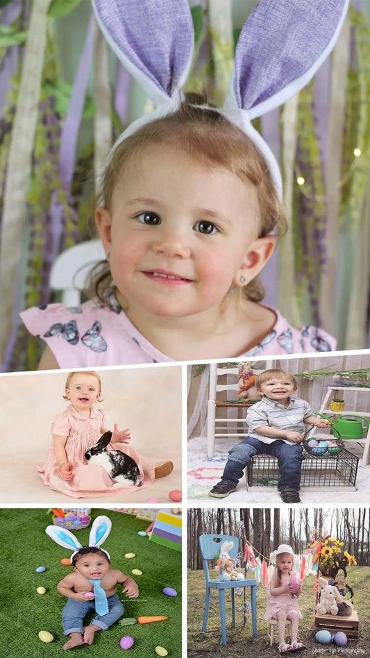 8 most popular easter and spring photoshoot backdrops for children in 2024