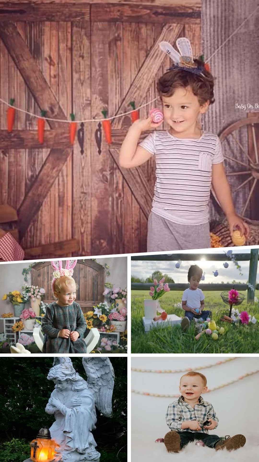 Hoppy Photos： Easter Backdrop for Adorable Spring Pictures – Gatsby ...