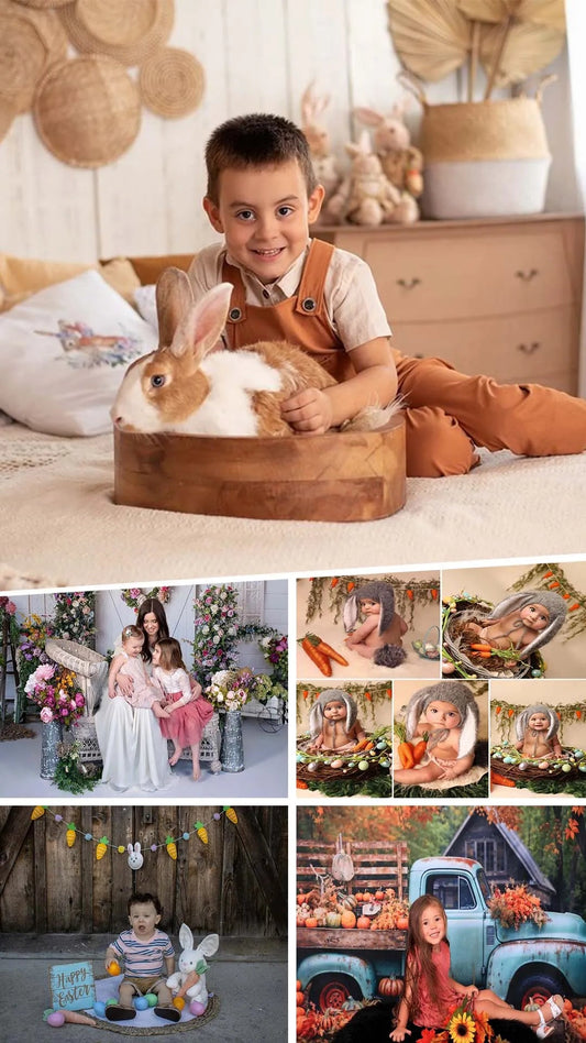 Little Bunny Hops： Adorable Easter Baby Portraits