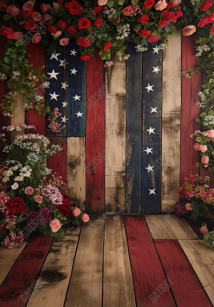 4Th Of July Flag Photography Backdrop Ym8T-B0425 - Gatsby Backdrop