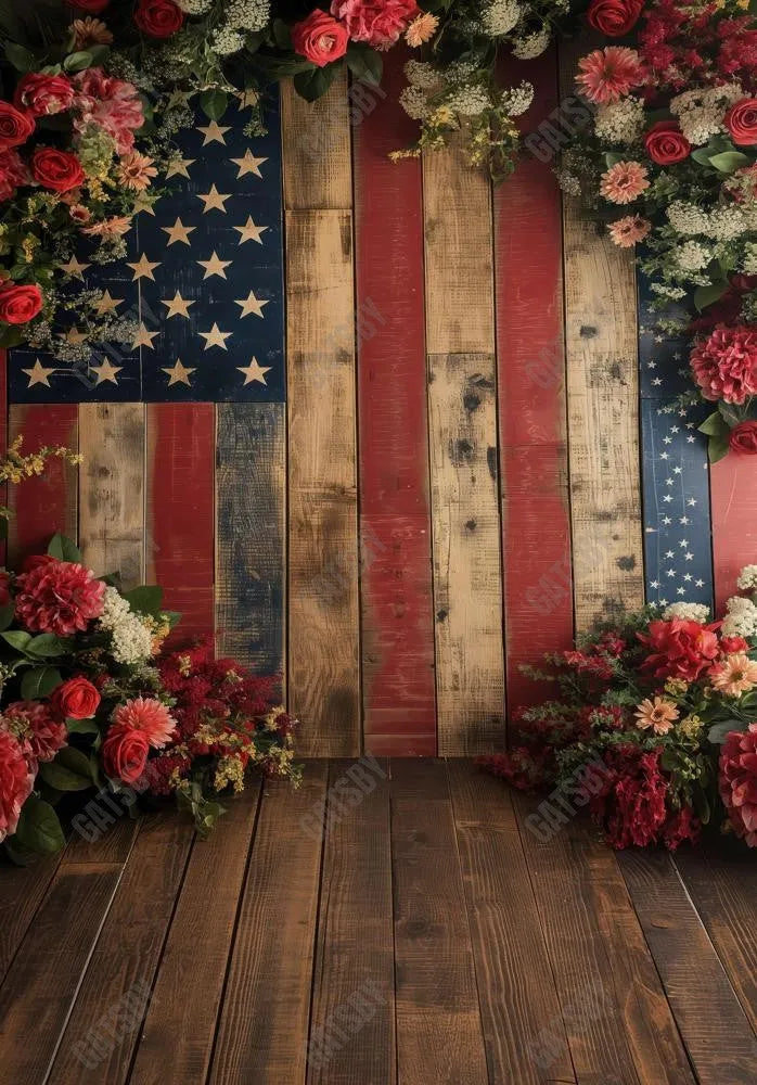 4Th Of July Flag Photography Backdrop Ym8T-B0426 - Gatsby Backdrop