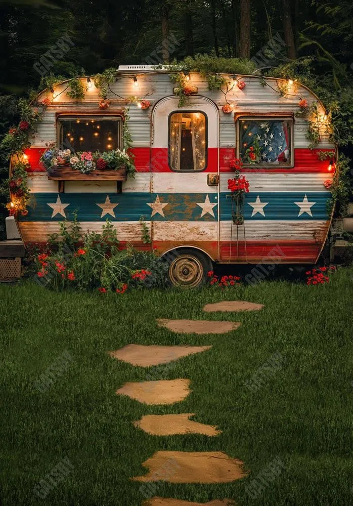 4Th Of July Rv Photography Backdrop Ym8T-B0454 - Gatsby Backdrop