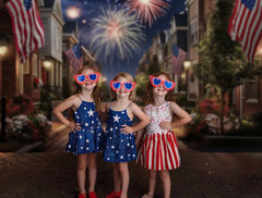 4th of July Street Backdrop - Gatsby Backdrop