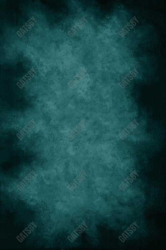 Peacock Blue Old Master Backdrop Aec-00412