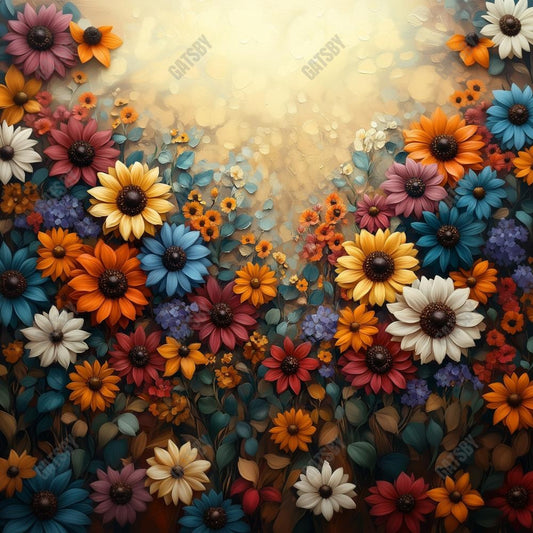 Gatsby Autumn In Bloom Photography Backdrop Gbsx-01158