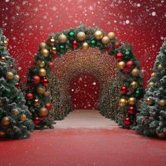 Gatsby Christmas Archway Photography Backdrop Gbsx-01147