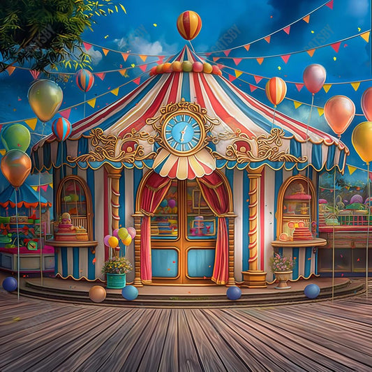 Gatsby Circus Shop Photography Backdrop GBSX-00079