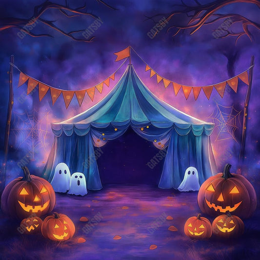 Gatsby Divine Circus Halloween Party Photography Backdrop Gbsx-01166