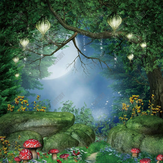 Enchanted Fairytale Forest Photography Backdrop GBSX-99765