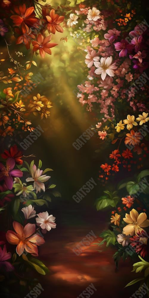 Gatsby Enchanting Vintage Botanica Forest Photography Backdrop Gbsx-01219