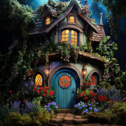 Fairytale Tree House Photography Backdrop GBSX-99772