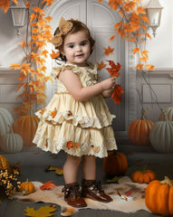 Gatsby Autumn Arched White Door Photography Backdrop GBSX-00110