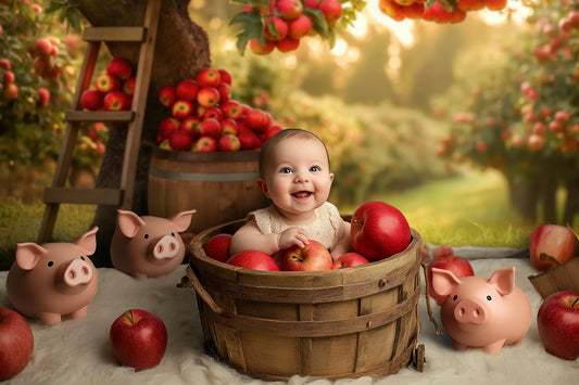 Gatsby Red Apple Orchard Photography Backdrop GBSX-00122