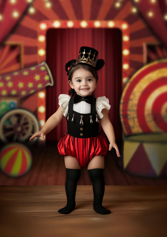 Gatsby Halloween Circus Photography Backdrop Gbsx-00262