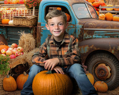 Gatsby Autumn Old Truck Photography Backdrop Gbsx-00379