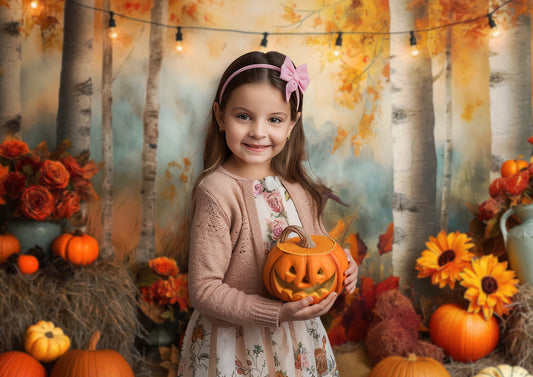 Gatsby Orange You A Pumpkin Photography Backdrop Gbsx-00433