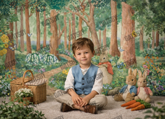 Gatsby Spring Forest Rabbit Photography Backdrop Gbsx-00525
