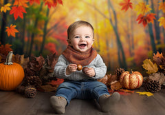 Gatsby Autumn Bokeh Forest Tree Photography Backdrop Gbsx-00922