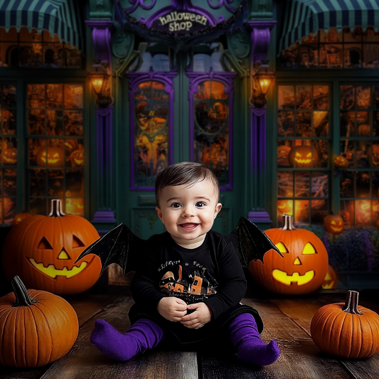 Gatsby Halloween Boogie Shop Photography Backdrop Gbsx-00947